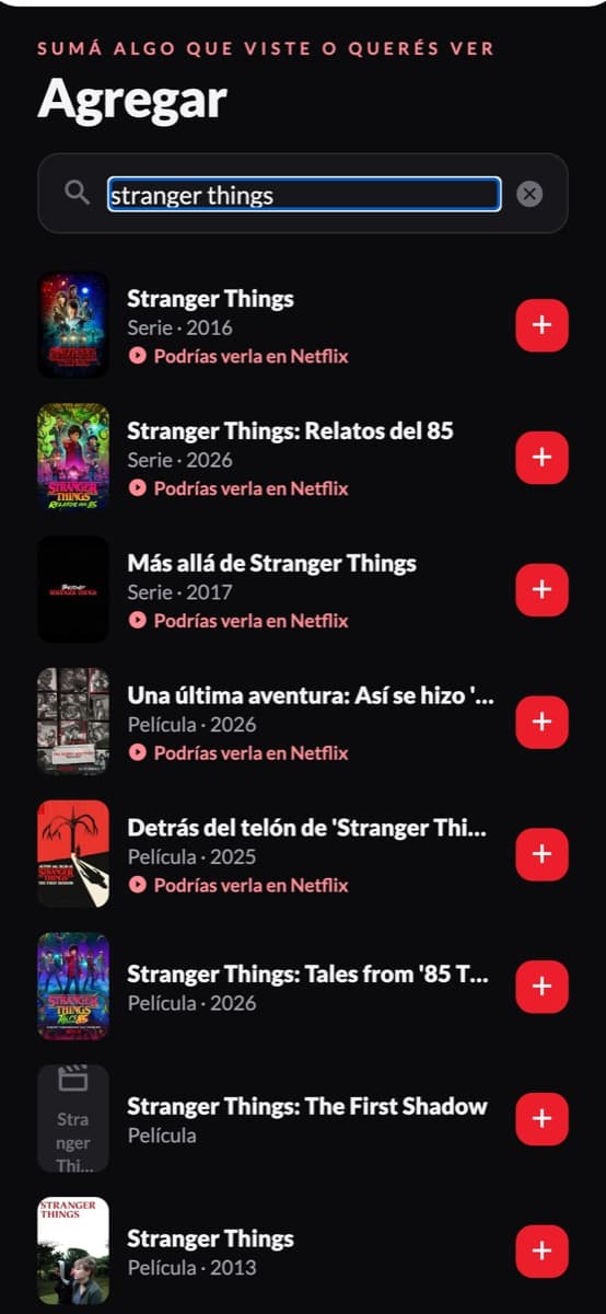 «PodrĂas verla en Netflix»